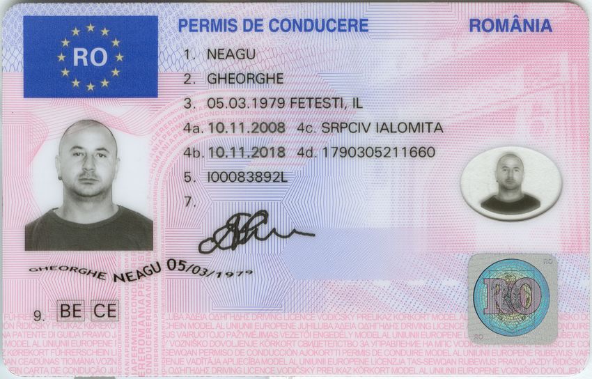Cumpărați permisul de conducere românesc